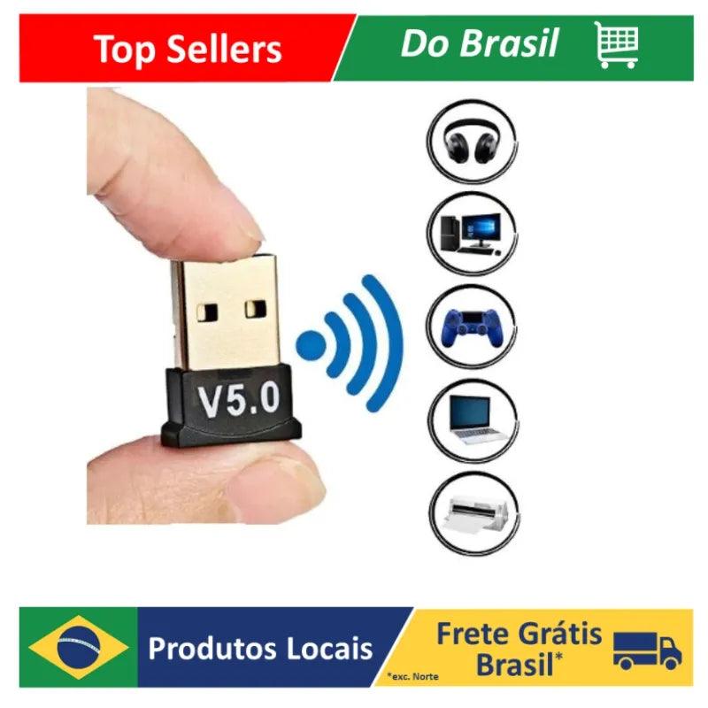 Adaptador E Receptor USB Bluetooth 5 Transmissor de audio-Sonho Popular Loja Virtual