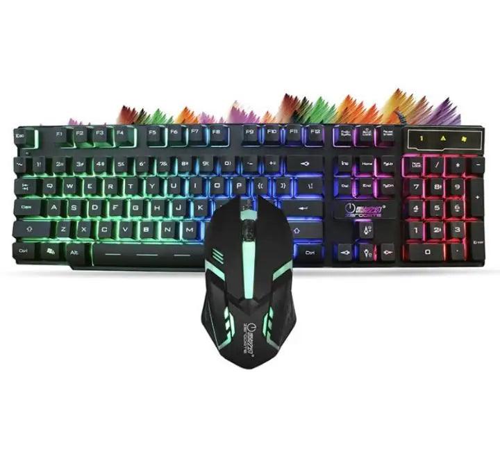 Kit de Mouse Durawell 3200Dpi e Teclado Gamer Semi Mecânico DW 300 Rgb - Sonho Popular Loja Virtual