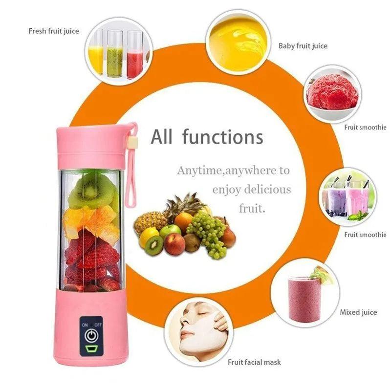 Mini Liquidificador Portátil para Frutas, Espremedor Elétrico. - Sonho Popular Loja Virtual