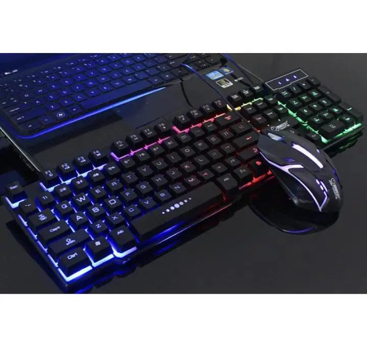 Kit de Mouse Durawell 3200Dpi e Teclado Gamer Semi Mecânico DW 300 Rgb - Sonho Popular Loja Virtual