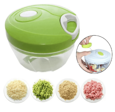 Mini Processador - Triturador de Alimentos Manual 3 Lâminas - Sonho Popular