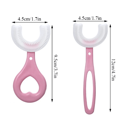 Escova Dental Macia Infantil 360° Em Forma De U - Sonho Popular